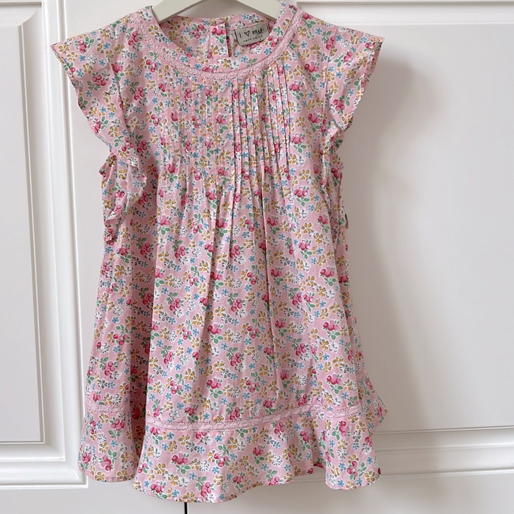 Floral cotton Top NWOT